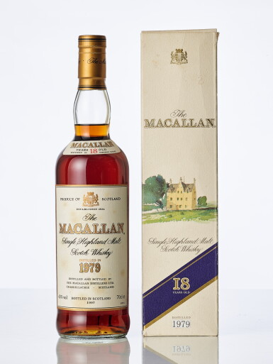 View full screen - View 1 of Lot 2012. The Macallan 18 Year Old 43.0 abv 1979 (1 BT70).