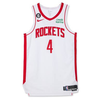 View full screen - View 1 of Lot 150. Jalen Green Houston Rockets 2022-2023 Game Worn Association Edition Jersey.