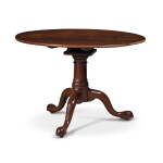 A George II mahogany tripod table, mid-18th century