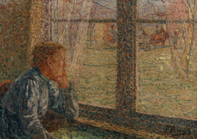 View full screen - View 1 of Lot 89. Boerin aan het venster (Farmer at the window).