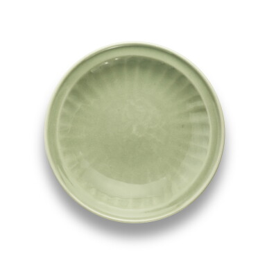 View full screen - View 1 of Lot 60. A 'Longquan' celadon-glazed dish, Late Yuan / early Ming dynasty .