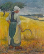 Jeune bretonne à la faucille
