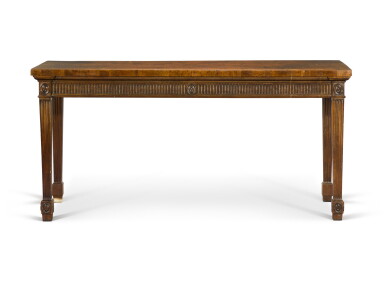 View full screen - View 1 of Lot 110. A George III mahogany serving table, circa 1770.