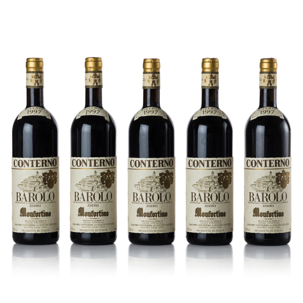 View full screen - View 1 of Lot 428. Barolo Riserva, Monfortino 1997 Giacomo Conterno (10 BT).
