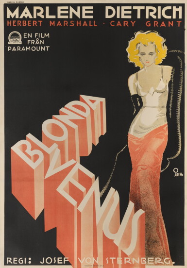 View full screen - View 1 of Lot 85. Blonde Venus (1932).