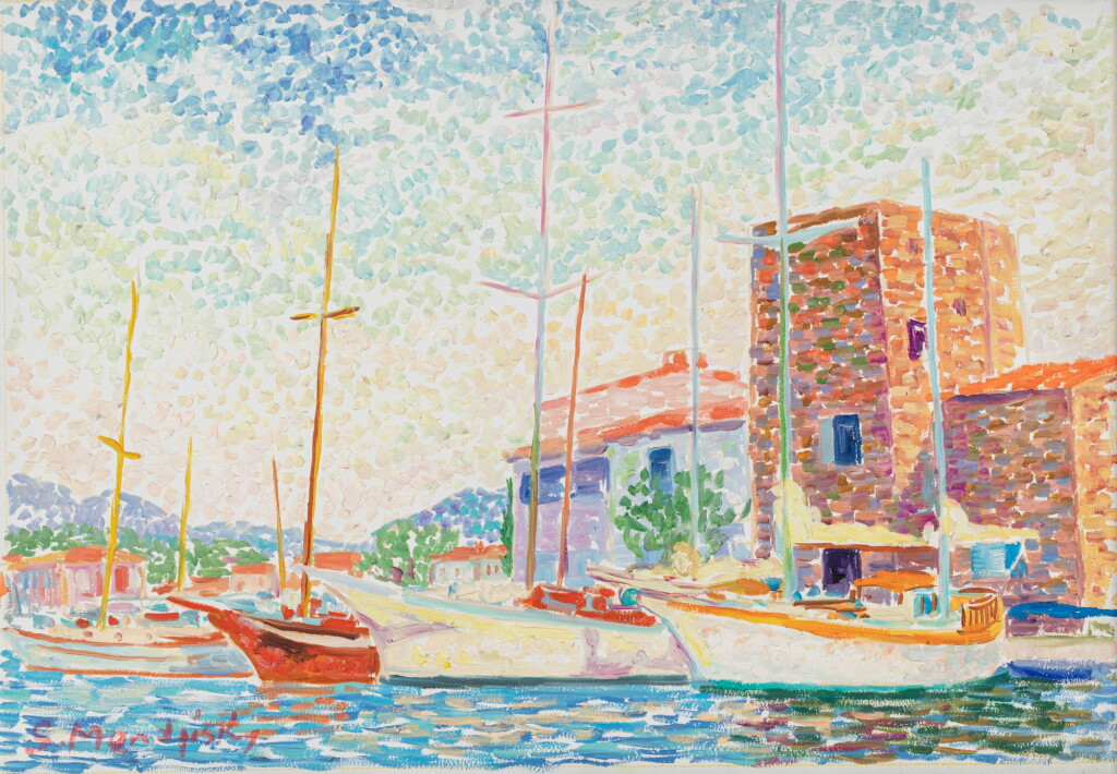 View full screen - View 1 of Lot 291. Vue de Port-Grimaud.