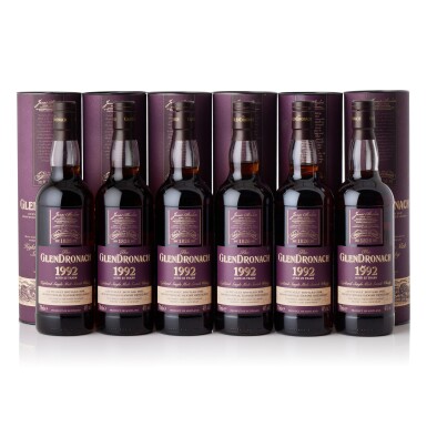 View full screen - View 1 of Lot 8119. Glendronach 25 Year Old bottled for Danish Professional Retailers 48.0 abv 1992 (6 BT70).