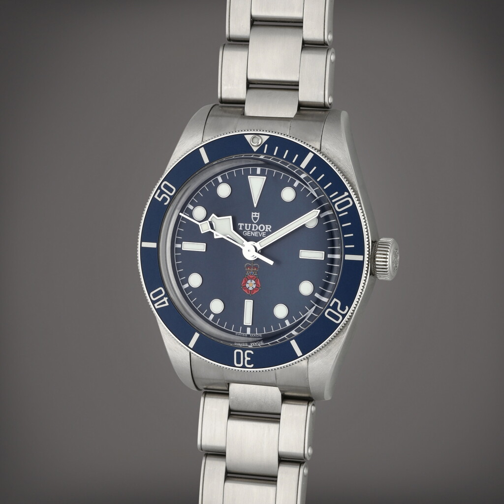 View full screen - View 1 of Lot 153. Black Bay 'Platinum Jubilee RaSP', Reference 79030B | A stainless steel wristwatch with bracelet | Circa 2022.