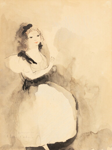 View full screen - View 1 of Lot 82. MARIE LAURENCIN | L'HABIT D'ARLEQUIN .