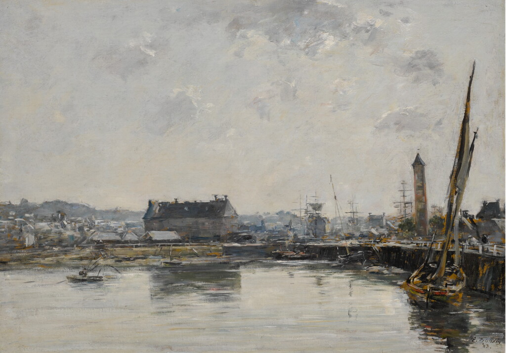 View full screen - View 1 of Lot 88. EUGÈNE BOUDIN | LE PORT DE TROUVILLE.