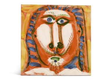 View full screen - View 1 of Lot 59. PABLO PICASSO | TÊTE D'HOMME AUX CHEVEUX LONGS (A. R. 596).