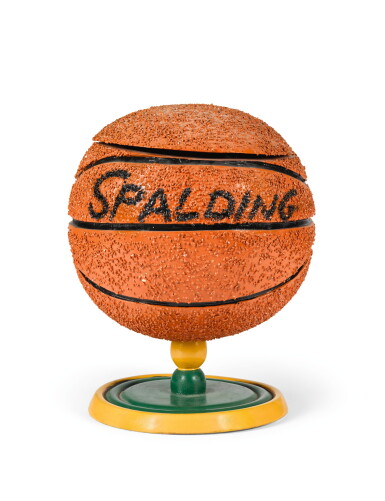 View full screen - View 1 of Lot 100. JOSEPH "PAA JOE" TETTEH ASHONG | SPALDING BASKETBALL.