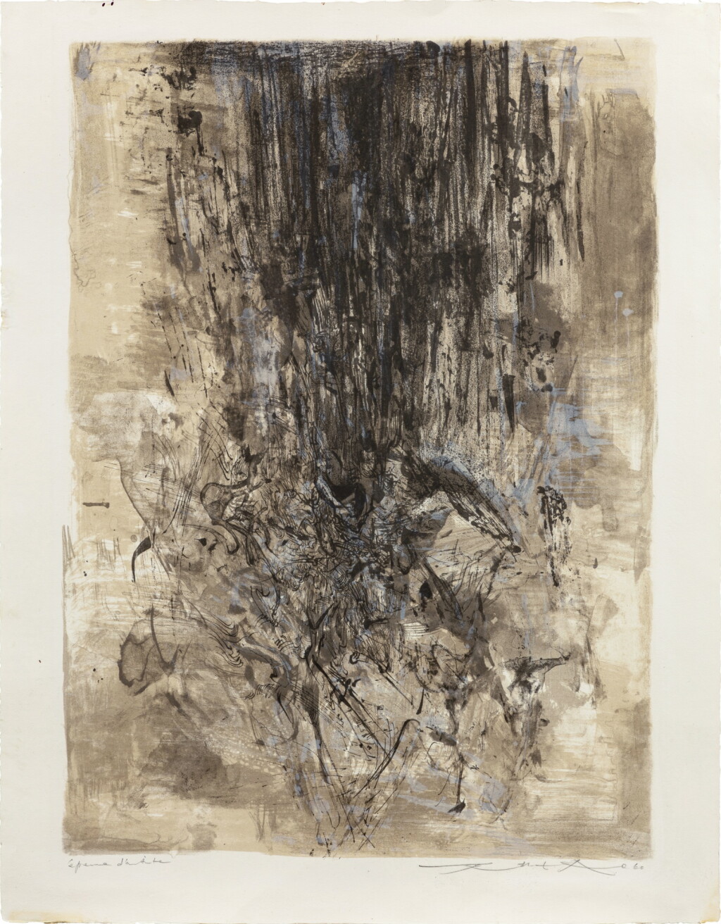View full screen - View 1 of Lot 2031. Zao Wou-Ki 趙無極 | Untitled 無題.