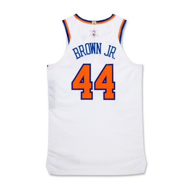 View full screen - View 1 of Lot 22. Charlie Brown Jr. ‘Christmas Day’ New York Knicks 2023-2024 Game Worn Association Edition Jersey.