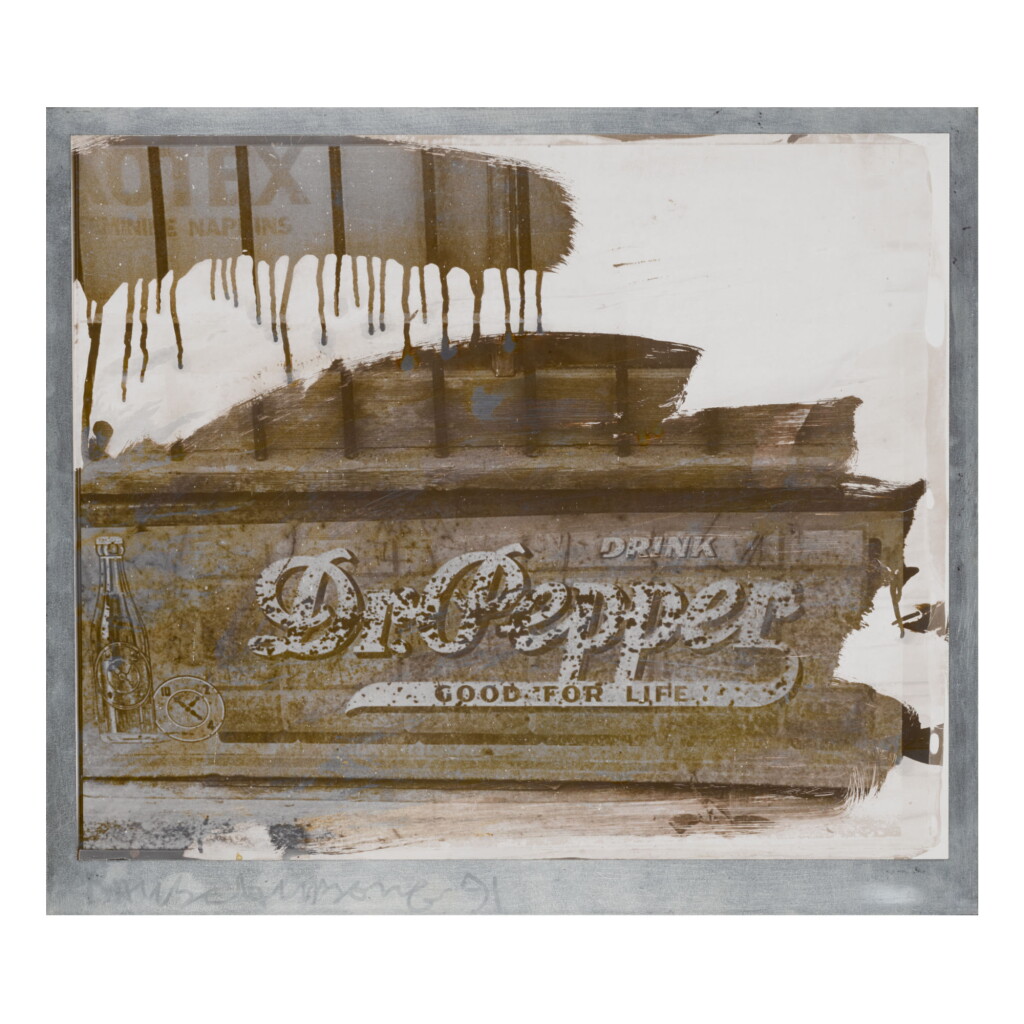 View full screen - View 1 of Lot 57. ROBERT RAUSCHENBERG | FROM THE BLEACHER SERIES: NORTH CAROLINA, 1979.
