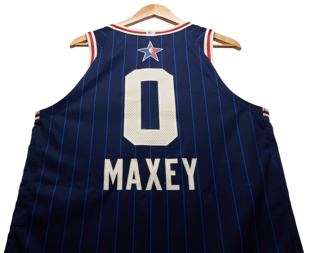 View full screen - View 1 of Lot 20. Tyrese Maxey Game Worn ‘NBA All-Star Game’ Complete Uniform | NBA All-Star Game Debut.