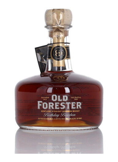 View full screen - View 1 of Lot 232. Old Forester 10 Year Old Birthday Bourbon 2020 Release 98 Proof 2010 (1 Bottle 75cl).