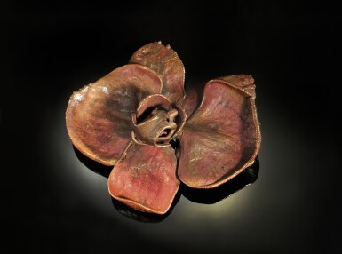 View full screen - View 1 of Lot 432. "Orchidée" Brooch.