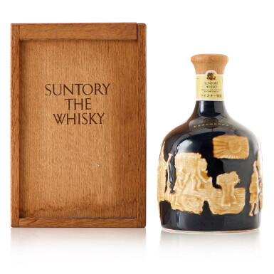 View full screen - View 1 of Lot 6290. Suntory The Whisky Aritayaki Ceramic Decanter 43.0 abv NV (1 BT76).