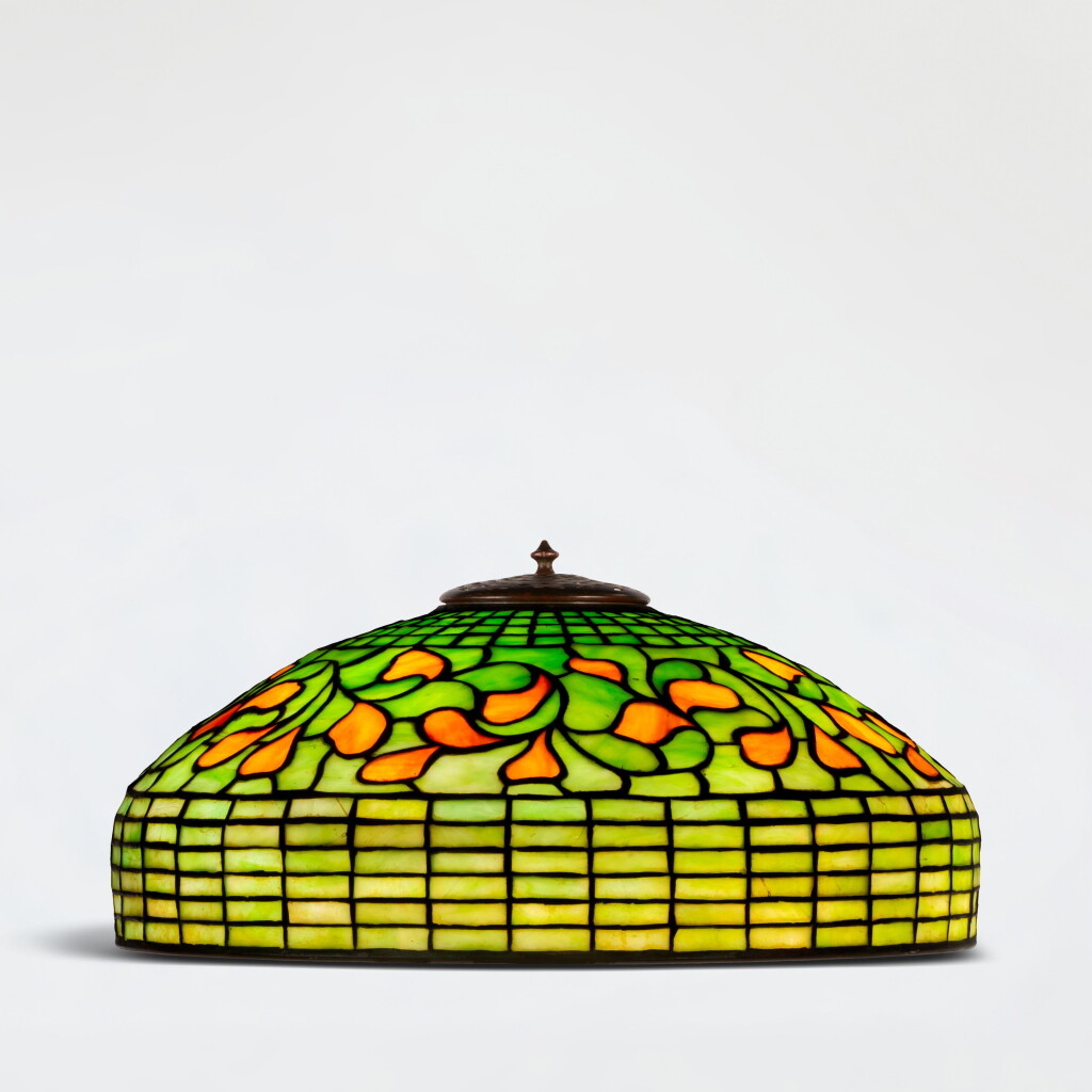View full screen - View 1 of Lot 11. "Swirling Leaf" Shade.