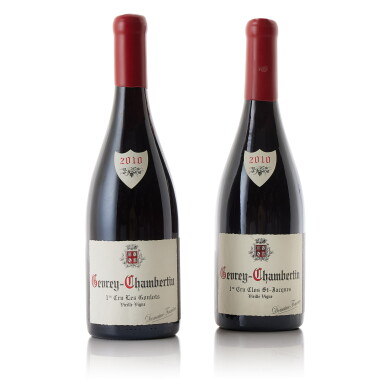 View full screen - View 1 of Lot 5540. Gevrey Chambertin, Les Goulots, Vieille Vigne 2010 Domaine Fourrier (1 BT).