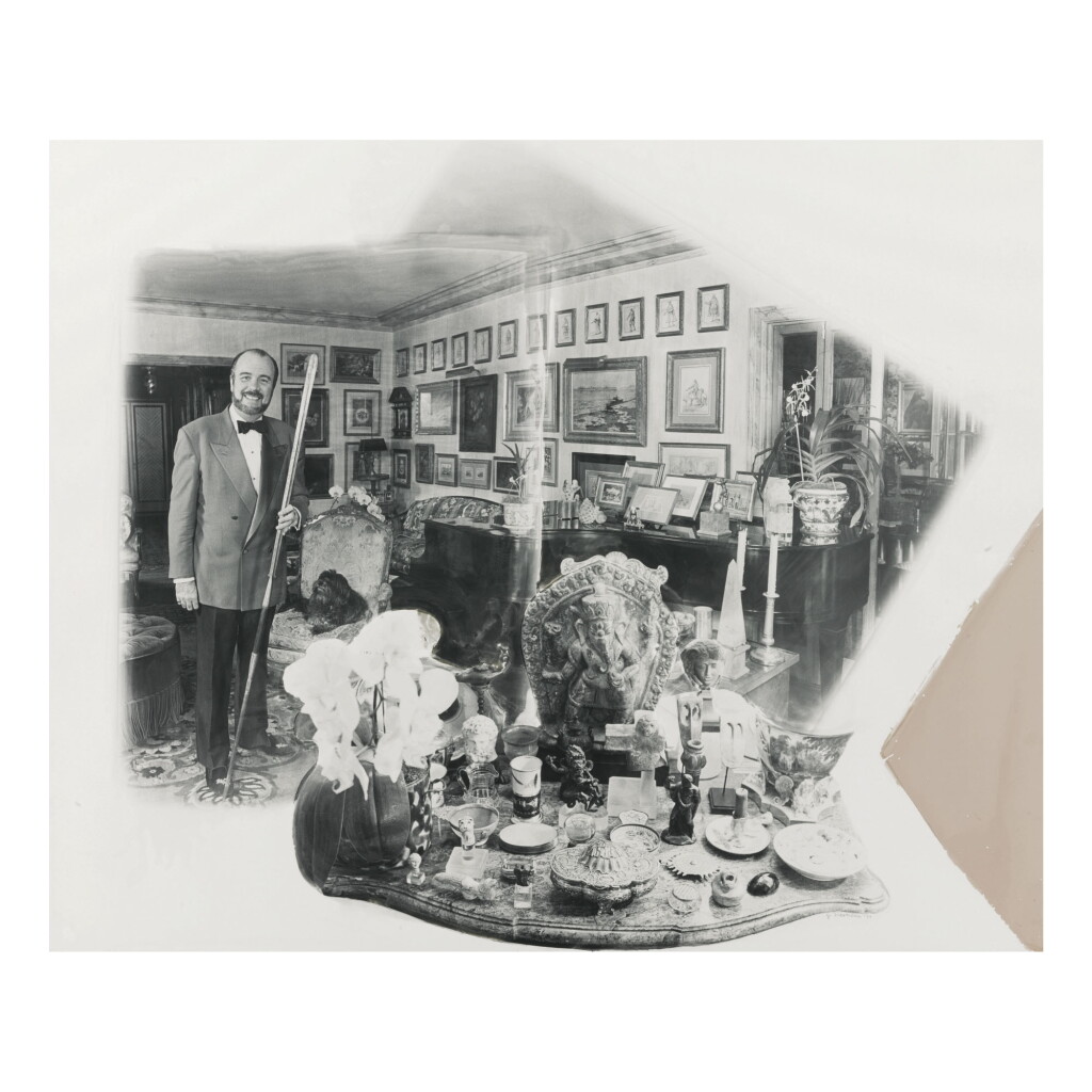 View full screen - View 1 of Lot 1. GERALD INCANDELA | ROBERT WOOLLEY IN HIS LIVING ROOM.