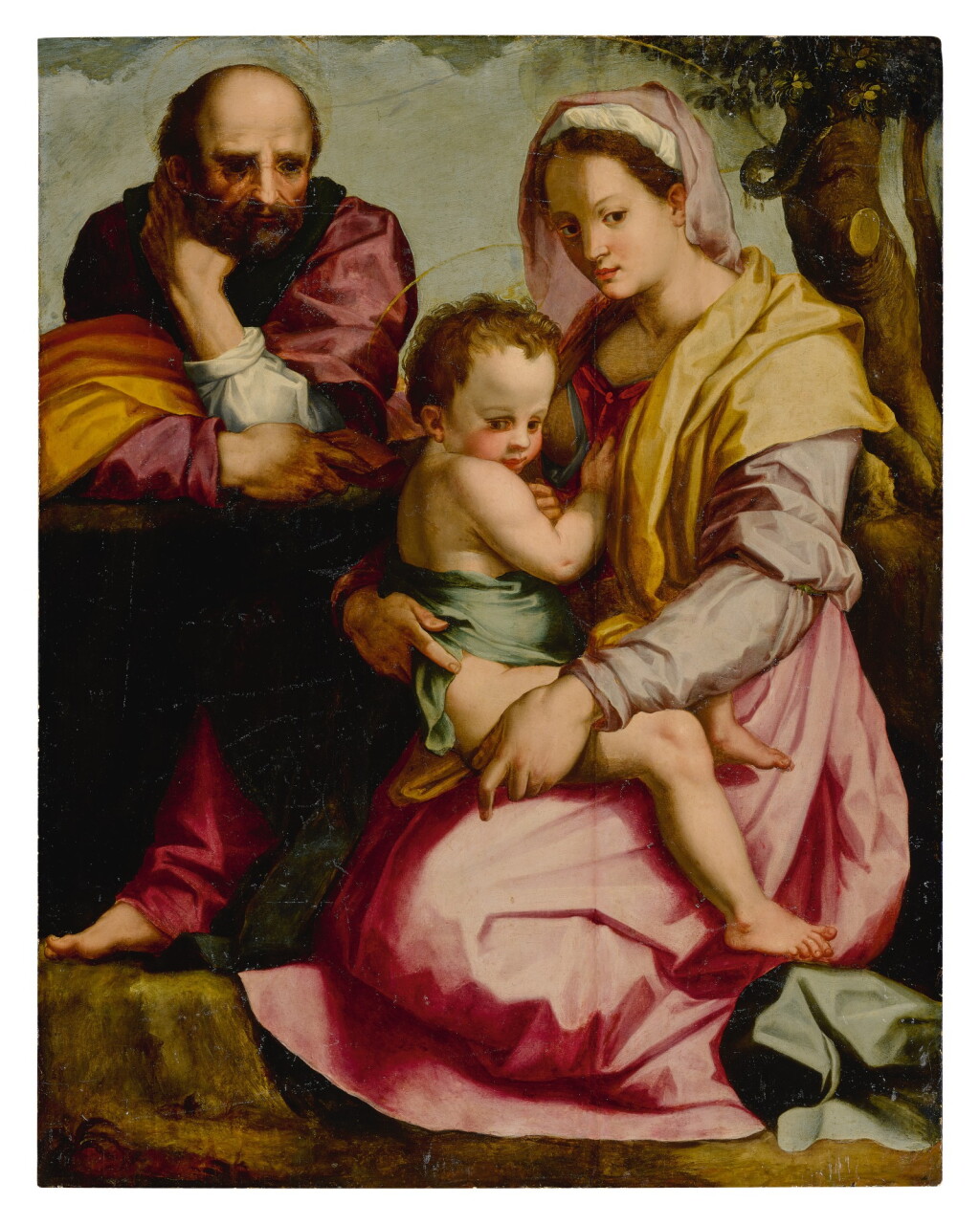 View full screen - View 1 of Lot 51. The Holy Family .