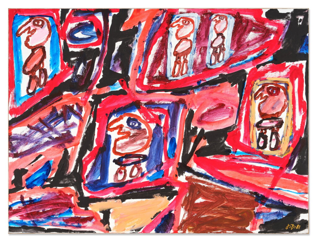 View full screen - View 1 of Lot 116. Site avec 5 personnages.