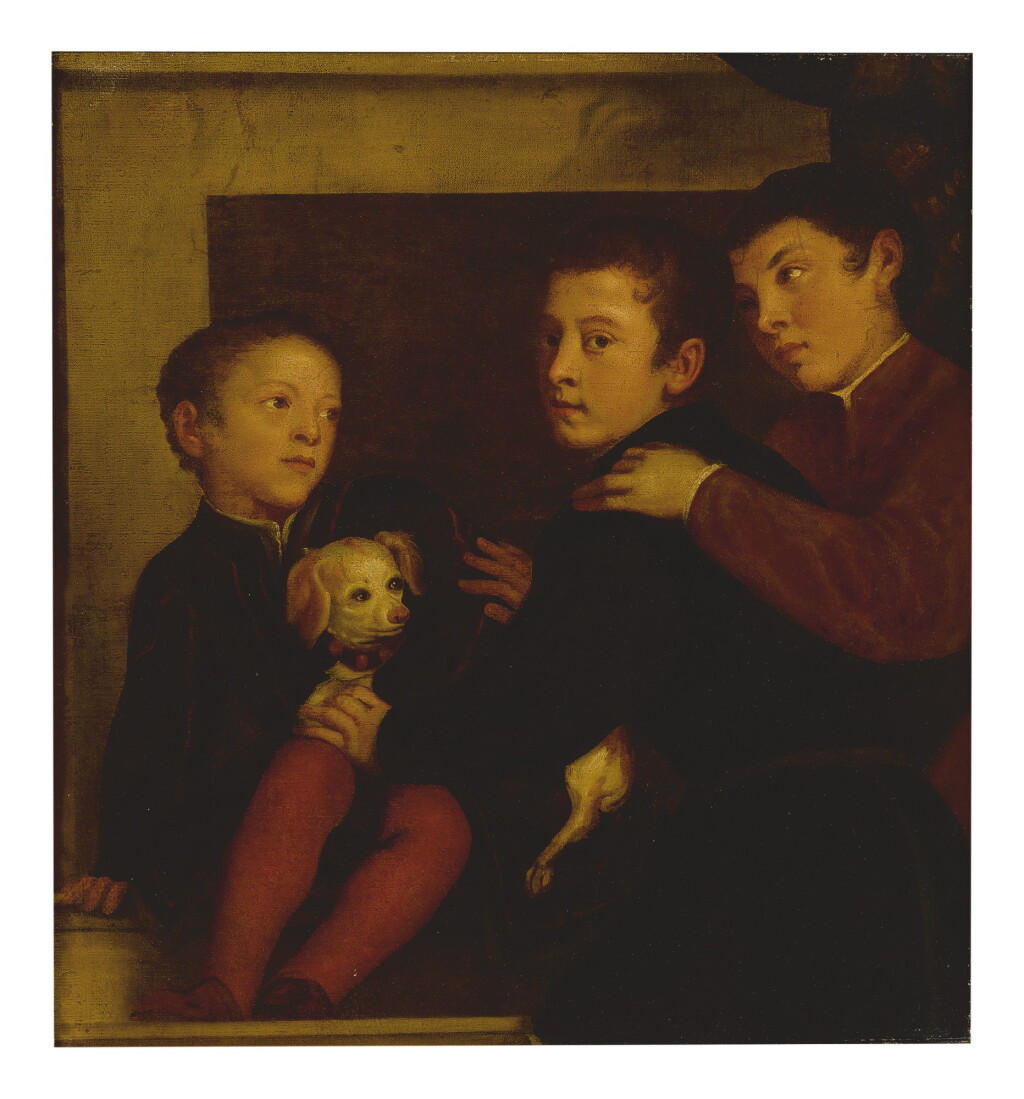 View full screen - View 1 of Lot 576. AFTER TIZIANO VECELLIO, CALLED TITIAN | THE VENDRAMIN FAMILY, A FRAGMENT.