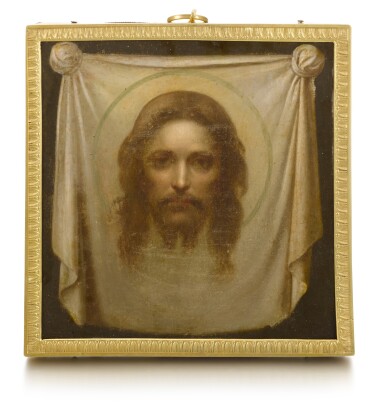 View full screen - View 1 of Lot 227. A silver-gilt icon of the Mandylion, Vladimirov, St Petersburg, 1908-1917.