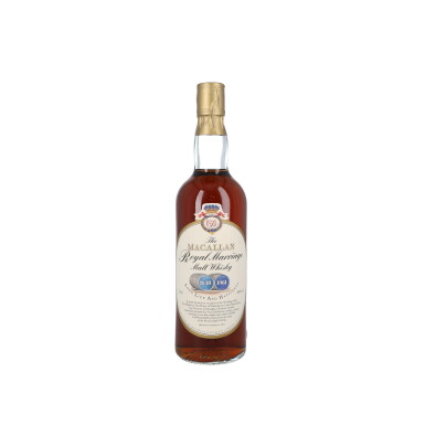 View full screen - View 1 of Lot 5037. The Macallan Royal Marriage 1948 and 1961 43.0 abv NV (1 BT75).