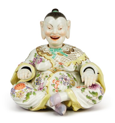 View full screen - View 1 of Lot 325. A MEISSEN NODDING PAGODA, LATE 19TH CENTURY.