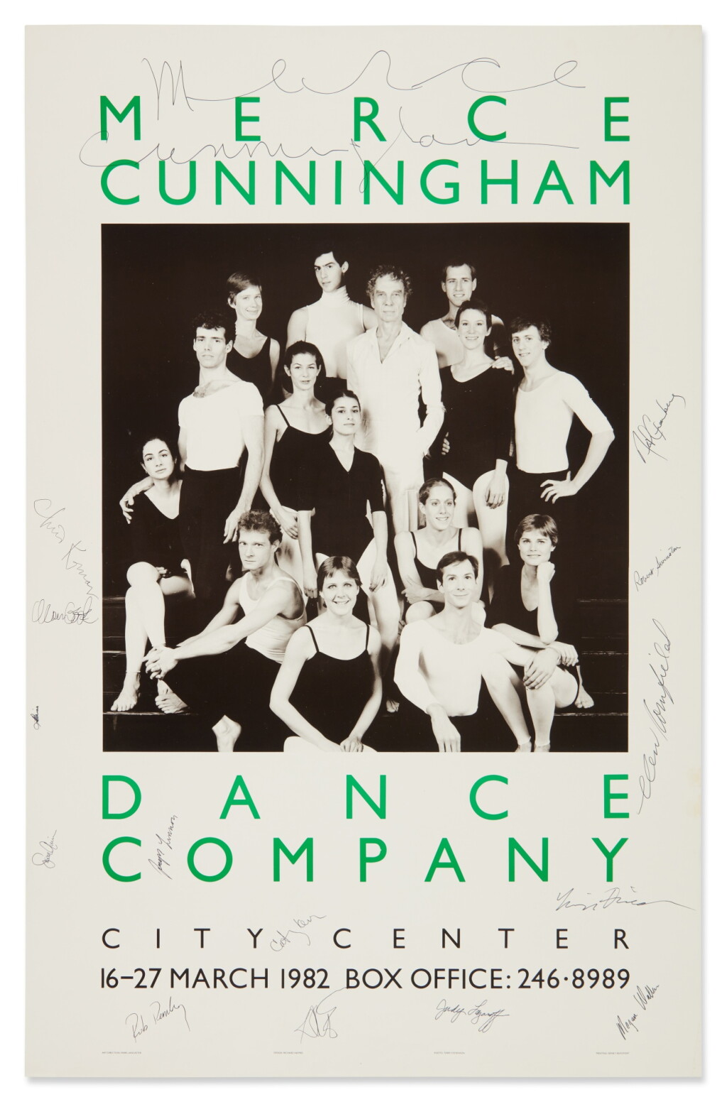 View full screen - View 1 of Lot 157. Merce Cunningham Dance Company: 12 Posters.