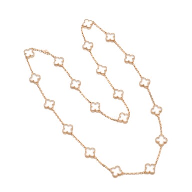 View full screen - View 1 of Lot 879. Rock crystal sautoir, 'Vintage Alhambra'.