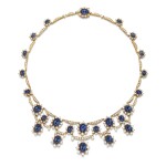 MIKIMOTO | SAPPHIRE AND DIAMOND NECKLACE 御木本 | 藍寶石 配 鑽石 項鏈