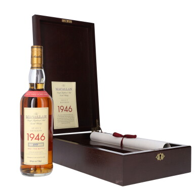 View full screen - View 1 of Lot 5011. The Macallan Select Reserve 52 Year Old 40.0 abv 1946 (1 BT75).