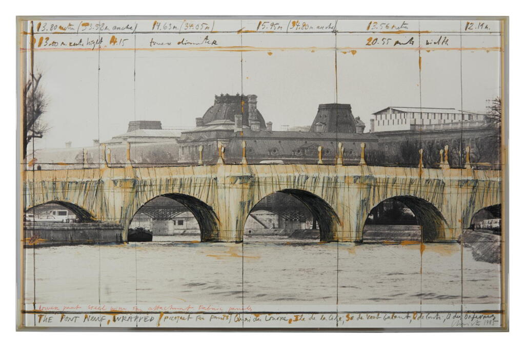 View full screen - View 1 of Lot 55. The Pont Neuf (Wrapped Project for Paris).