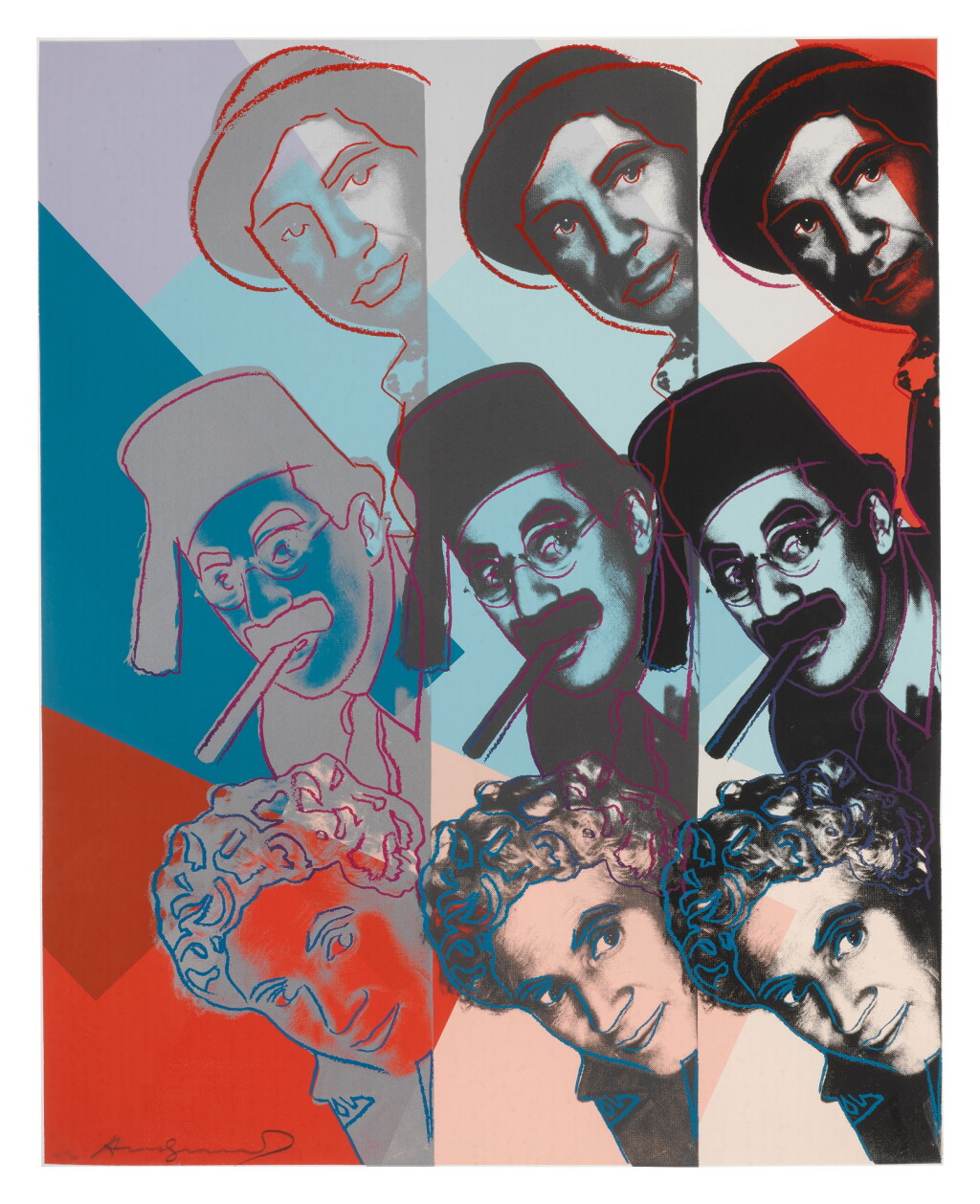 View full screen - View 1 of Lot 97. ANDY WARHOL | THE MARX BROTHERS (F. & S. II.232).