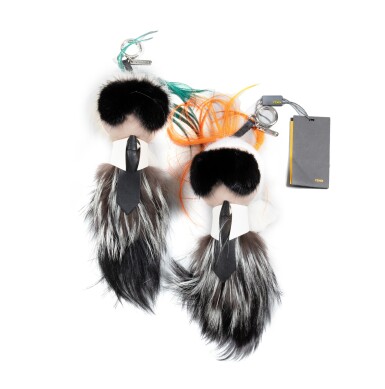 View full screen - View 1 of Lot 2006. Fendi, Rome, Two keychains, "Karlito" model, limited edition | Fendi, Rome, Deux porte-clefs, modèle "Karlito", édition limitée.