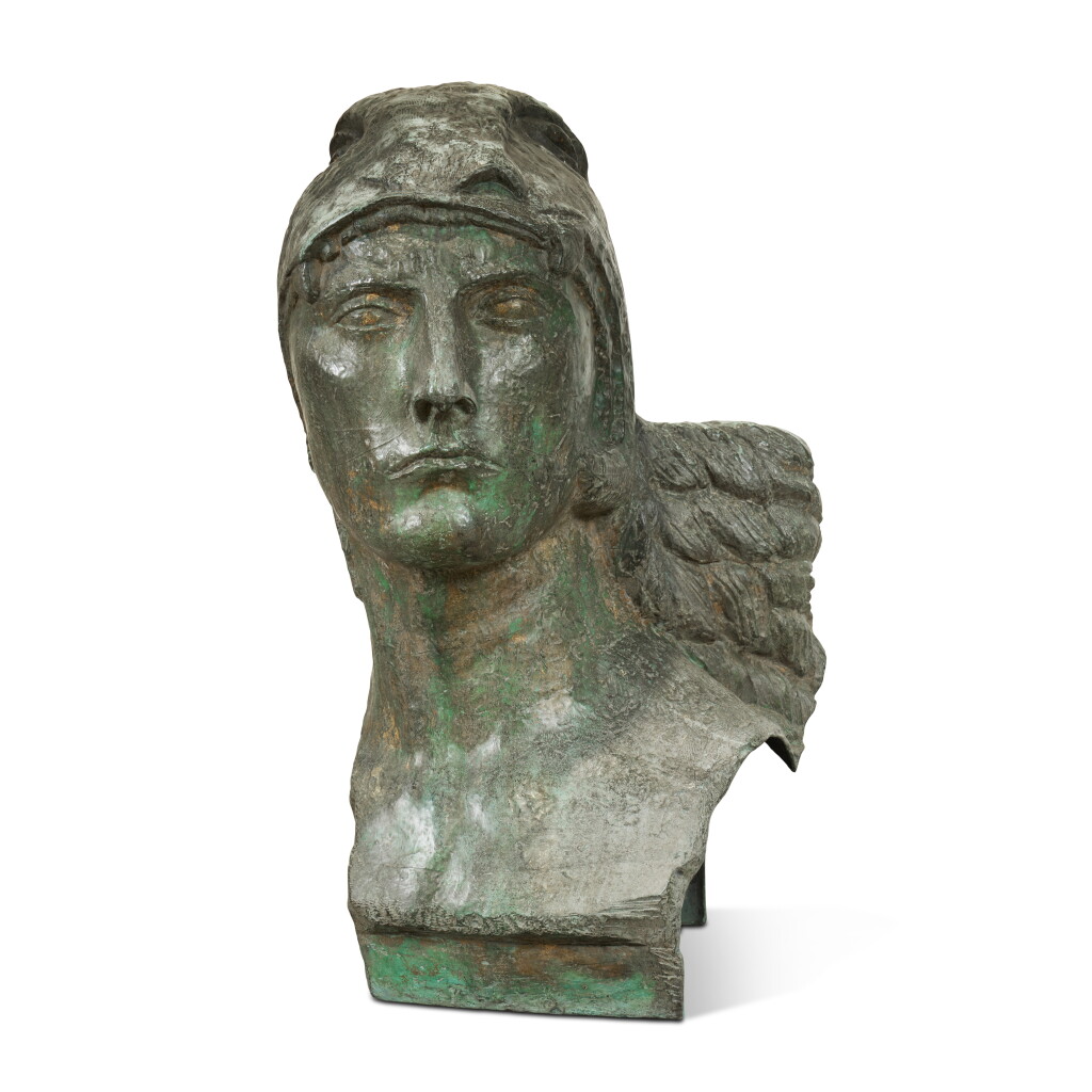 View full screen - View 1 of Lot 595. La Force, tête avec crinière, étude pour le Monument au général Alvear (1913-1923).