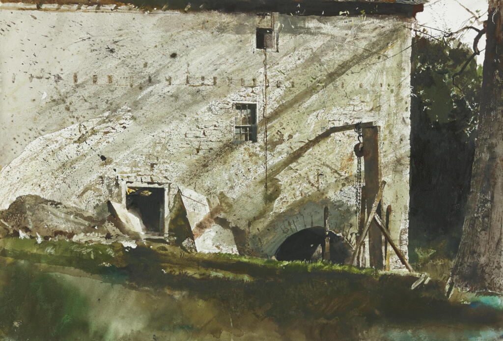 View full screen - View 1 of Lot 59. ANDREW WYETH | CHAIN HOIST.
