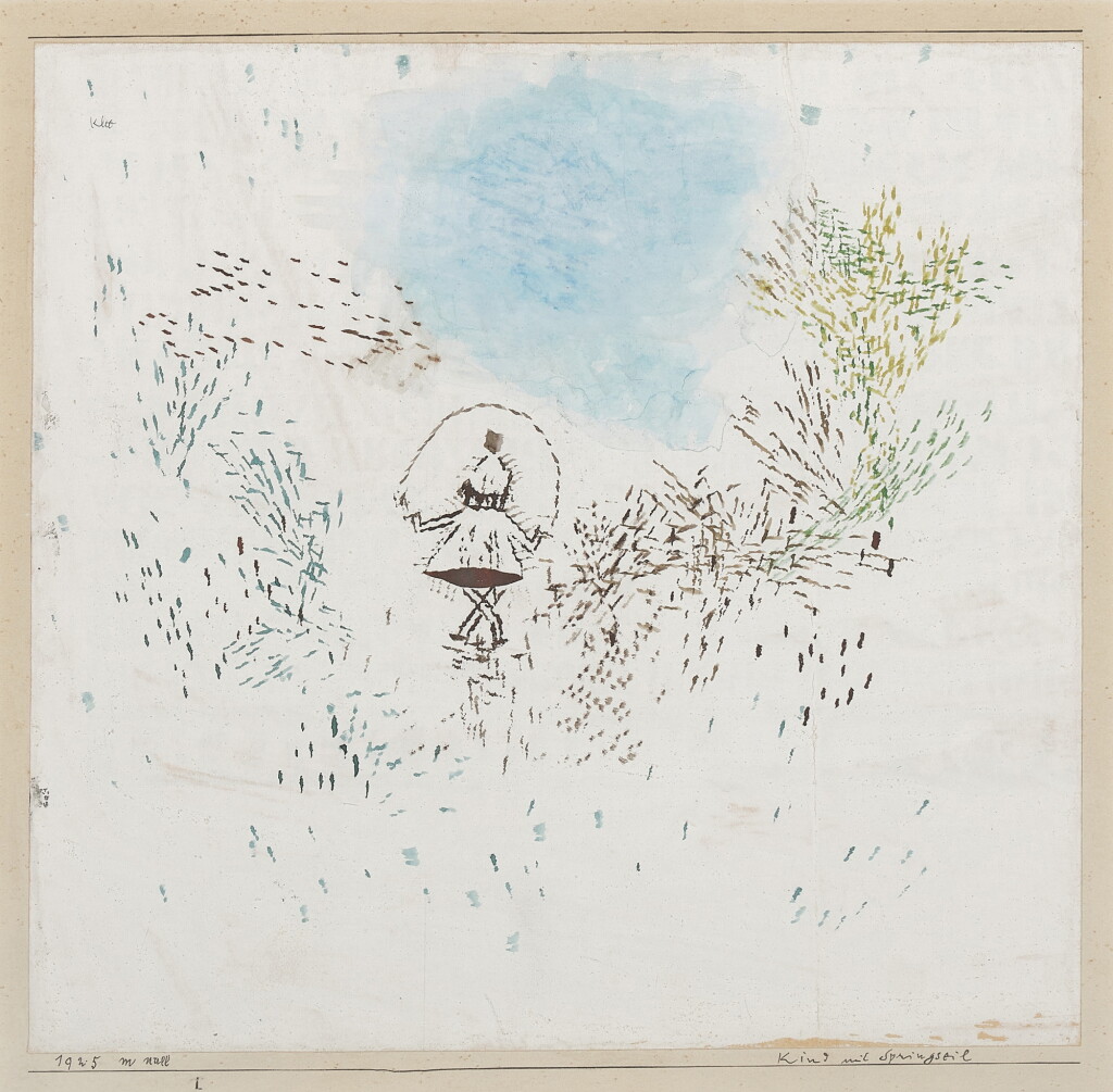 View full screen - View 1 of Lot 246. Kind mit Springseil (Child with Skipping Rope).
