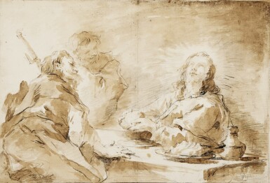 View full screen - View 1 of Lot 48. The Supper at Emmaus.