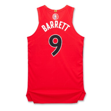 View full screen - View 1 of Lot 36. RJ Barrett ‘Canada Series’ Toronto Raptors 2025-2026 Game Worn Icon Edition Jersey.