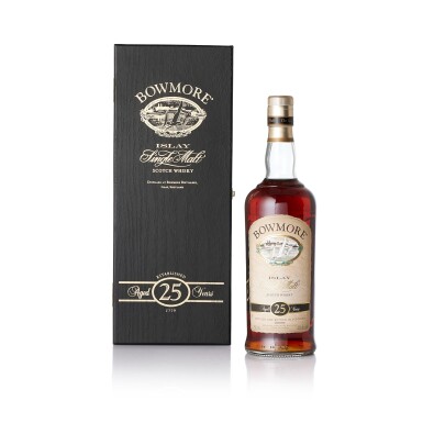 View full screen - View 1 of Lot 6560. Bowmore 25 Year Old 43.0 abv NV (1 BT75).