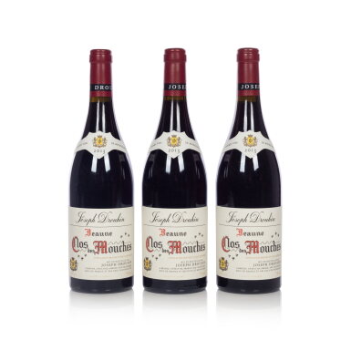 View full screen - View 1 of Lot 626. Beaune, Clos des Mouches Rouge 2013 Joseph Drouhin (3 BT).