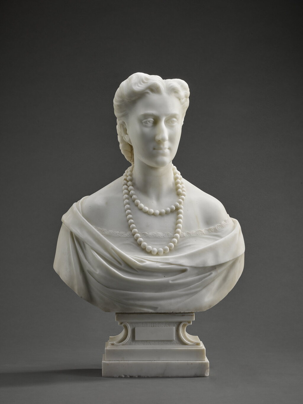 View full screen - View 1 of Lot 543. Bust of Marie of Hohenzollern-Sigmaringen (1845-1912).