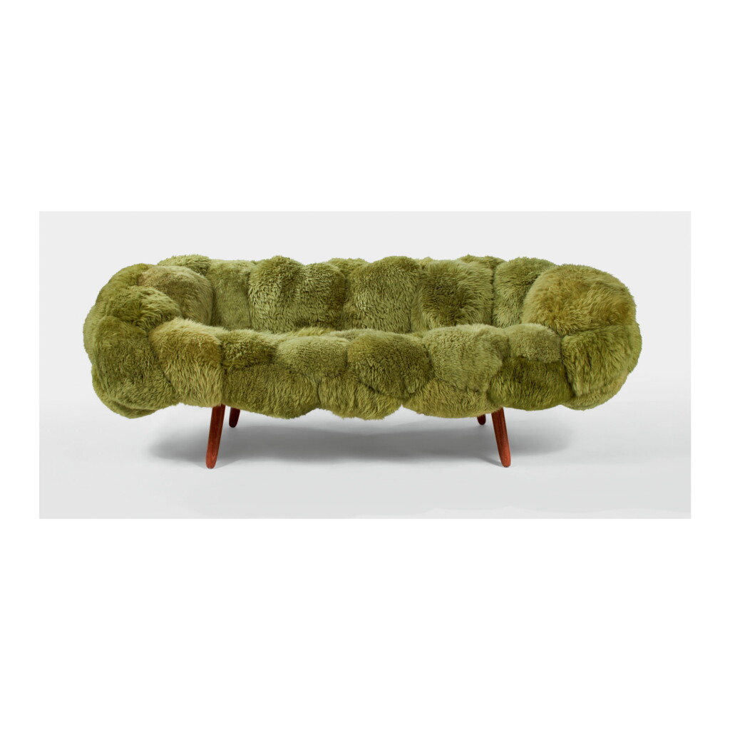 View full screen - View 1 of Lot 288. FERNANDO CAMPANA AND HUMBERTO CAMPANA | PROTOTYPE FOR A "BOLOTAS" SOFA (PISTACHIO).