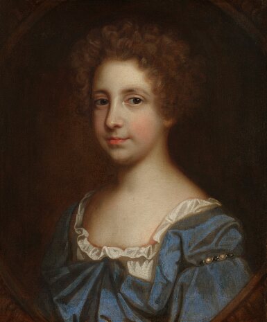 View full screen - View 1 of Lot 110. Portrait of a Young Lady, Possibly Mrs. Penruddock.