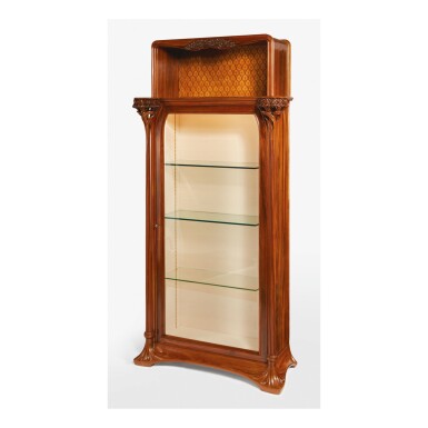 View full screen - View 1 of Lot 91. LOUIS MAJORELLE | "JONQUILLE" VITRINE.